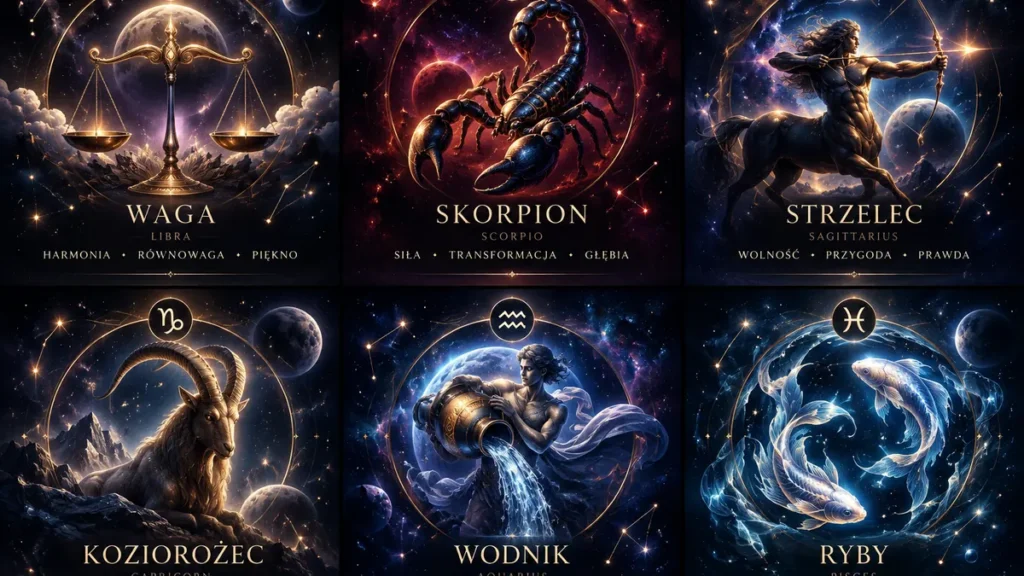 Żywioły znaków zodiaku — ogień, ziemia, powietrze i woda