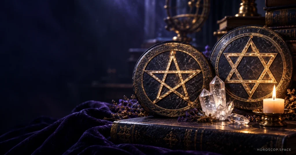 Pentagram i heksagram w magii – znaczenie symboli i rytuał ochronny